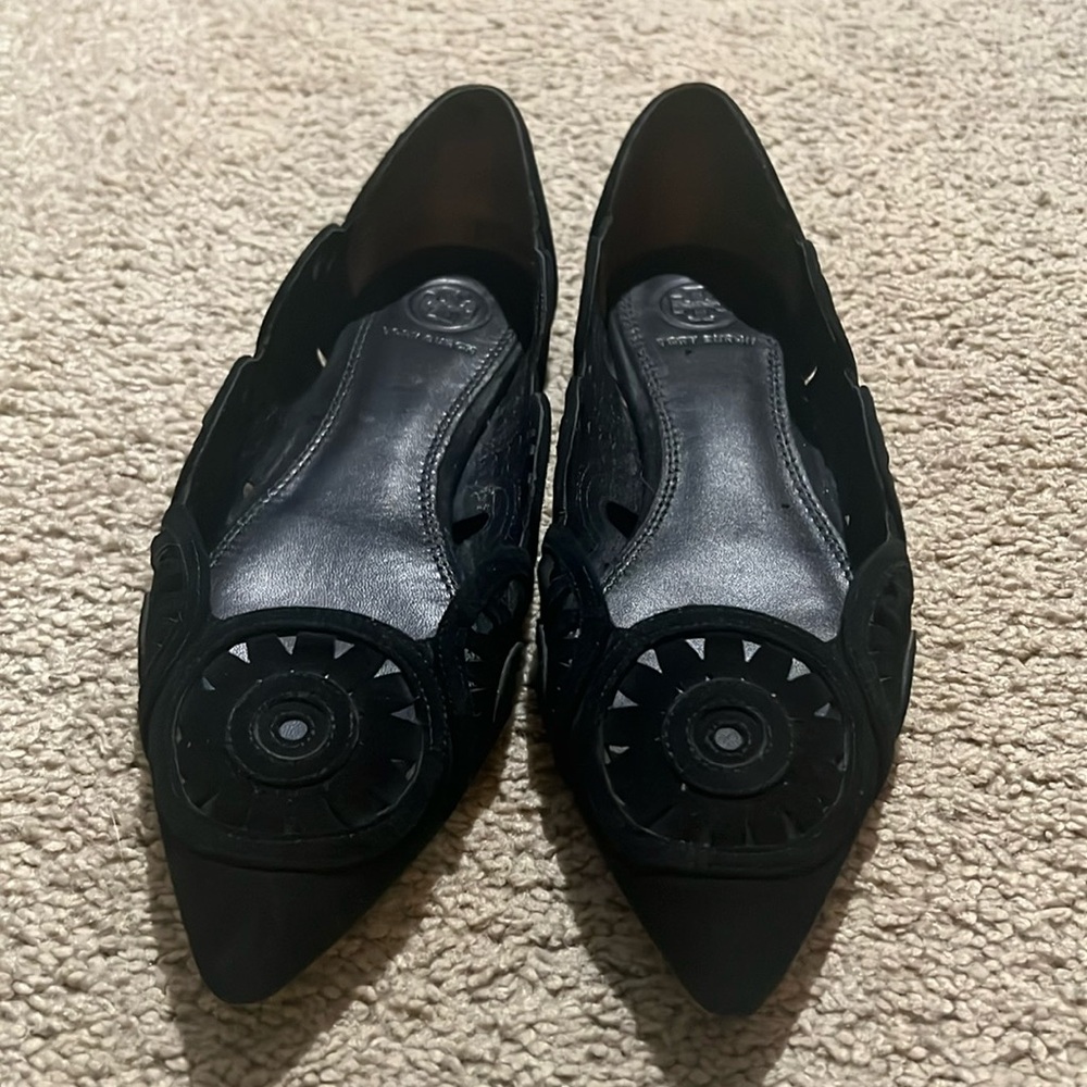Tory Burch Leyla Flatin Black 7.5